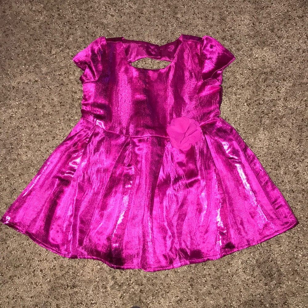 Pretty Fuchsia Metallic Dress 18-24mo